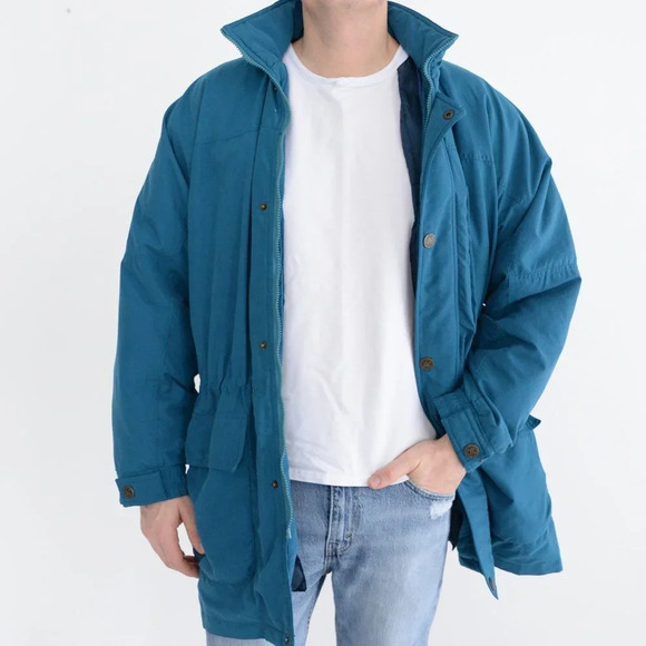 Vintage Nadarlong Deep Teal Winter Jacket Y2K  ~XLarge - Picture 2 of 13